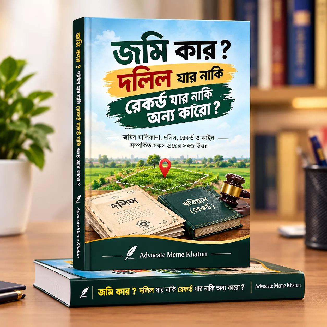 জমি কার ? জমির হিসাব বোঝার বই