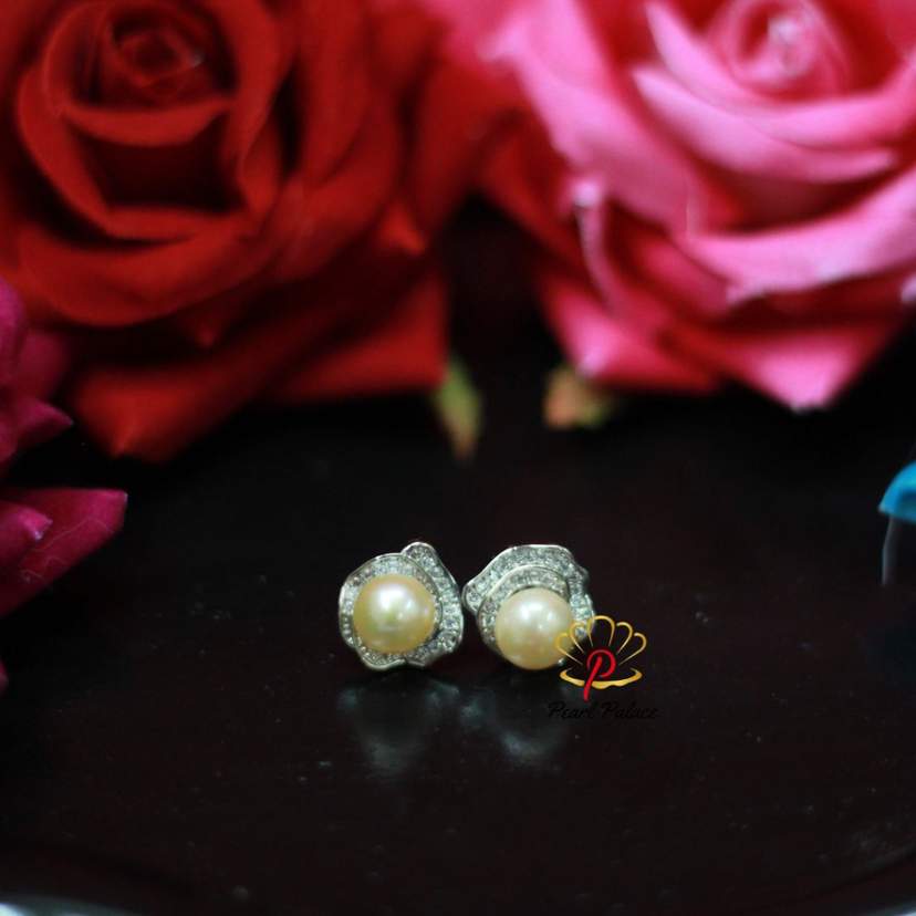 Elegant Freshwater Pearl Earrings — 2