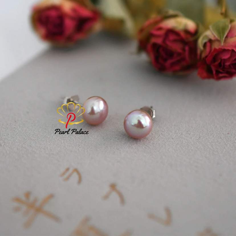 Natural Freshwater Pearl Fashion Jewelry 925 Sterling Silver Small Earrings for Women — 2