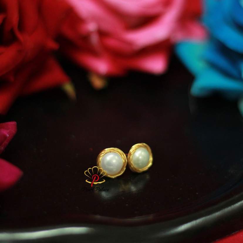 Timeless Elegance Pearl Earrings — 2
